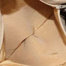 CHANEL Matelasse Shoulder Bag Suede nylon Beige Black Silver CC Auth bs16824-20