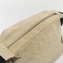 CHANEL Matelasse Shoulder Bag Suede nylon Beige Black Silver CC Auth bs16824-6