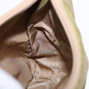 PRADA Hand Bag Nylon Beige Auth bs16825-20