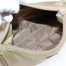 PRADA Hand Bag Nylon Beige Auth bs16825-11