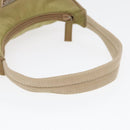PRADA Hand Bag Nylon Beige Auth bs16825-7