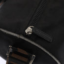 FENDI Hand Bag Canvas 2way Black Brown Auth bs16831-18