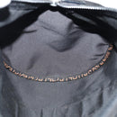FENDI Hand Bag Canvas 2way Black Brown Auth bs16831-19