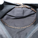 FENDI Hand Bag Canvas 2way Black Brown Auth bs16831-20