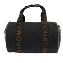 FENDI Hand Bag Canvas 2way Black Brown Auth bs16831-13