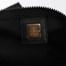 FENDI Hand Bag Canvas 2way Black Brown Auth bs16831-21