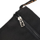 FENDI Hand Bag Canvas 2way Black Brown Auth bs16831-24