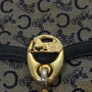 CELINE C saluki Shoulder Bag Navy Auth bs16835-17