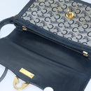 CELINE C saluki Shoulder Bag Navy Auth bs16835-10