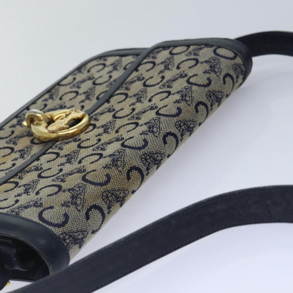 CELINE C saluki Shoulder Bag Navy Auth bs16835