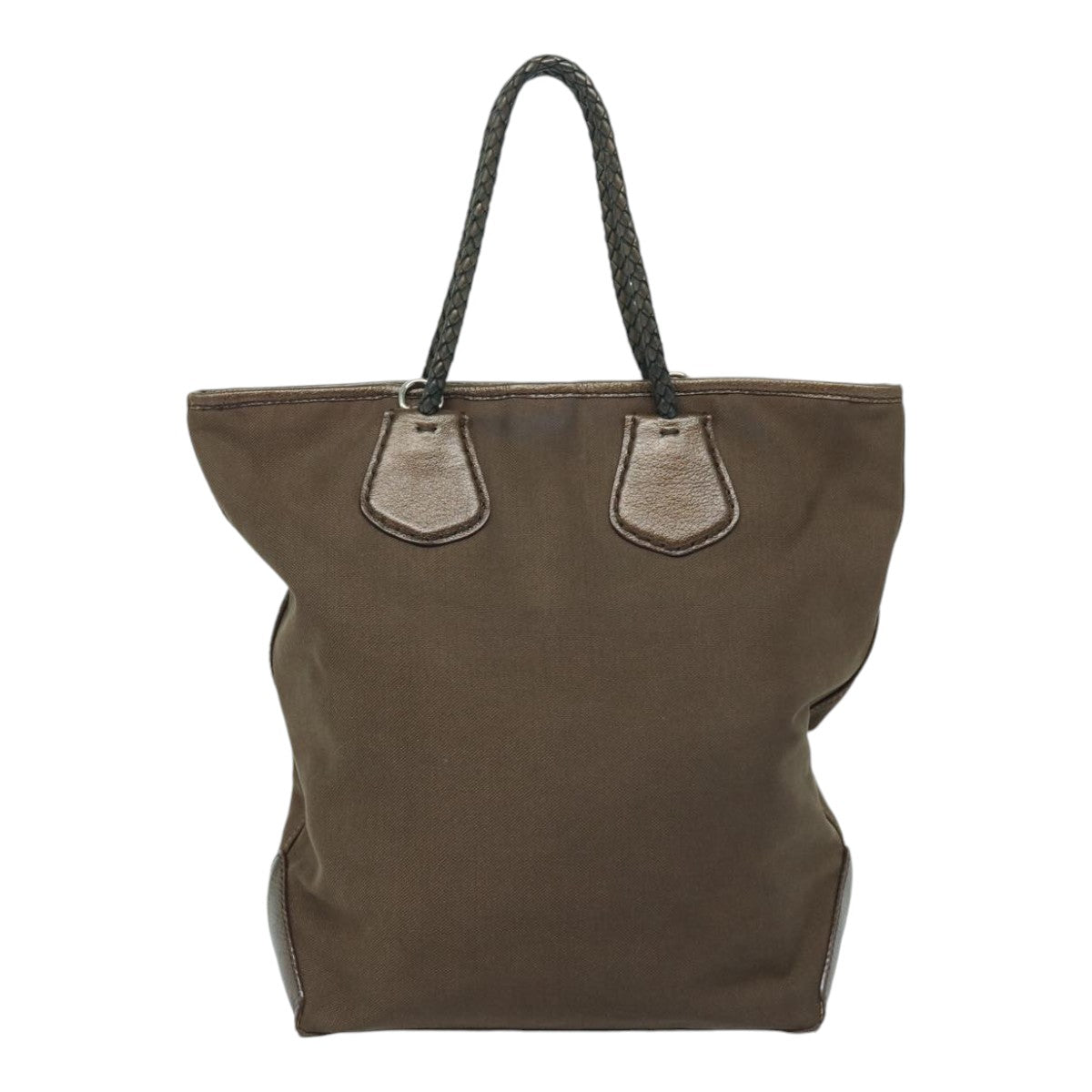 CELINE Tote Bag Canvas 2way Brown Auth bs16837 - 0