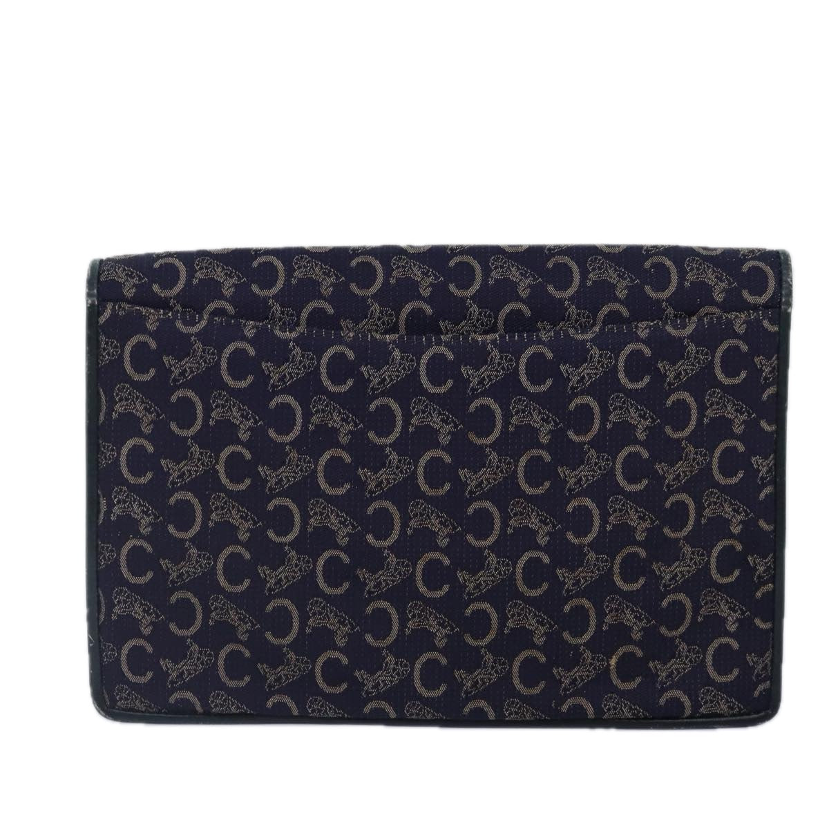 CELINE C saluki Clutch Bag Navy Auth bs16838 - 0