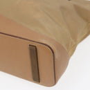 PRADA Tote Bag Nylon Beige Auth bs16845-14