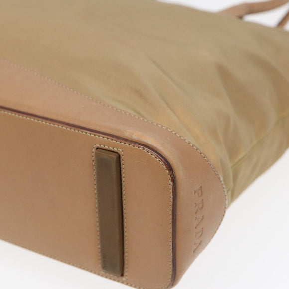PRADA Tragetasche Nylon Beige Original bs16845