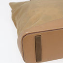 PRADA Tote Bag Nylon Beige Auth bs16845-16