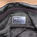 PRADA Tote Bag Nylon Beige Auth bs16845-17