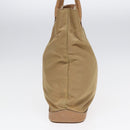 PRADA Tote Bag Nylon Beige Auth bs16845-3
