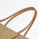 PRADA Tote Bag Nylon Beige Auth bs16845-8