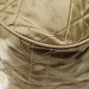 Christian Dior Lady Dior Canage Shoulder Bag Nylon Beige Auth bs16853-15