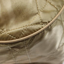 Christian Dior Lady Dior Canage Shoulder Bag Nylon Beige Auth bs16853-16
