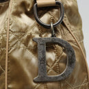 Christian Dior Lady Dior Canage Shoulder Bag Nylon Beige Auth bs16853-9