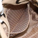 Christian Dior Lady Dior Canage Shoulder Bag Nylon Beige Auth bs16853-23