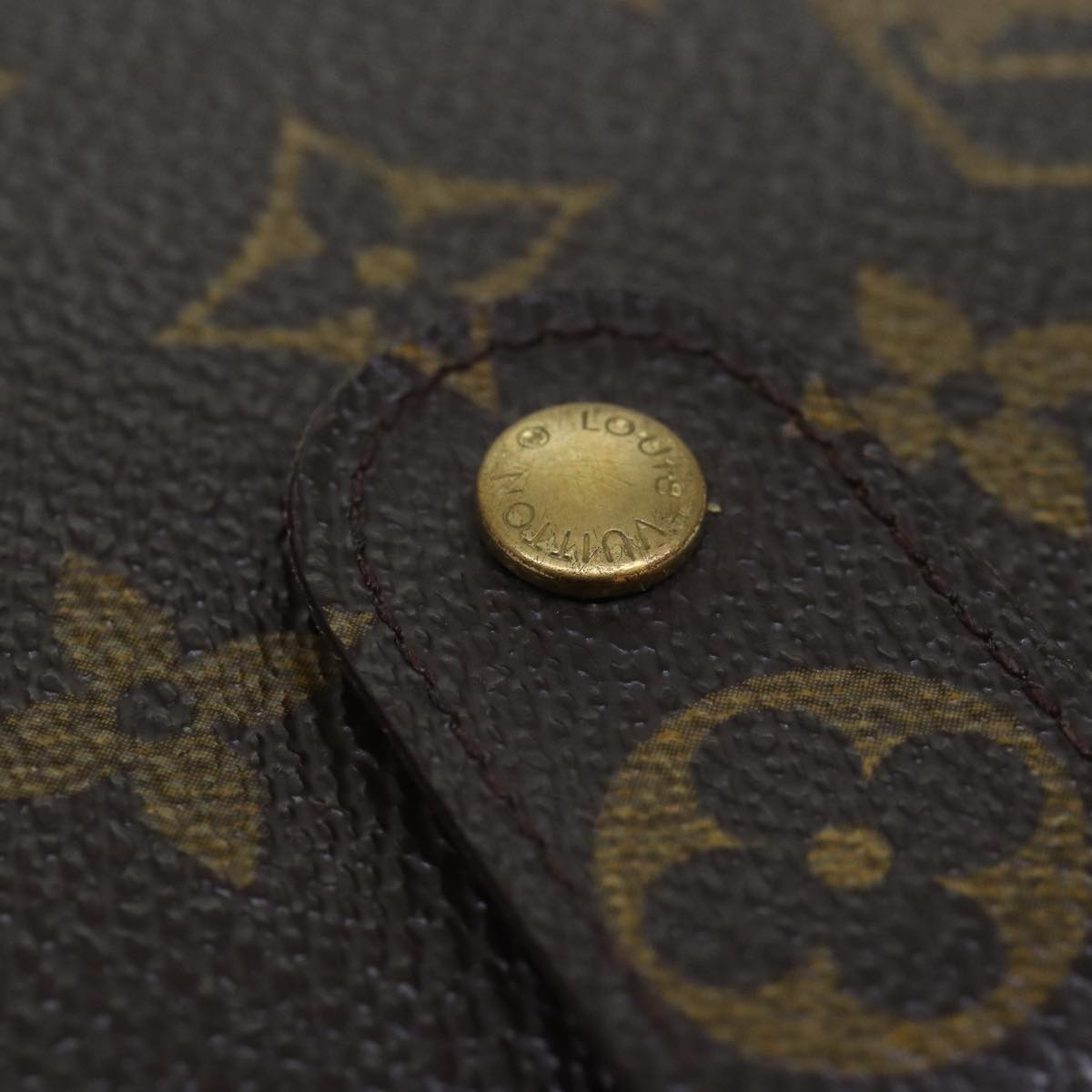 LOUIS VUITTON Monogram Porto Papie Zip Wallet M61207 LV Auth bs16871