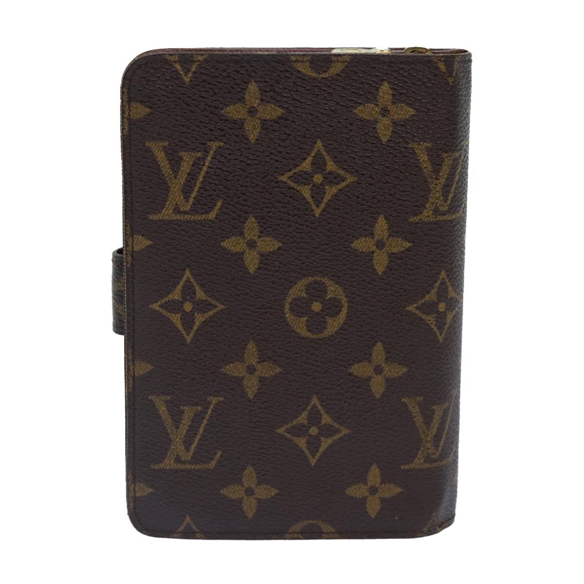 LOUIS VUITTON Monogram Porto Papie Zip Wallet M61207 LV Auth bs16871