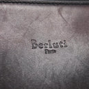 Berluti Clutch Bag Leather Brown Auth bs16872-8