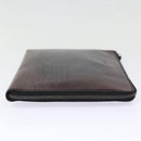 Berluti Clutch Bag Leather Brown Auth bs16872-4