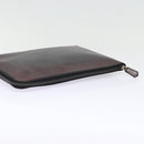 Berluti Clutch Bag Leather Brown Auth bs16872-5