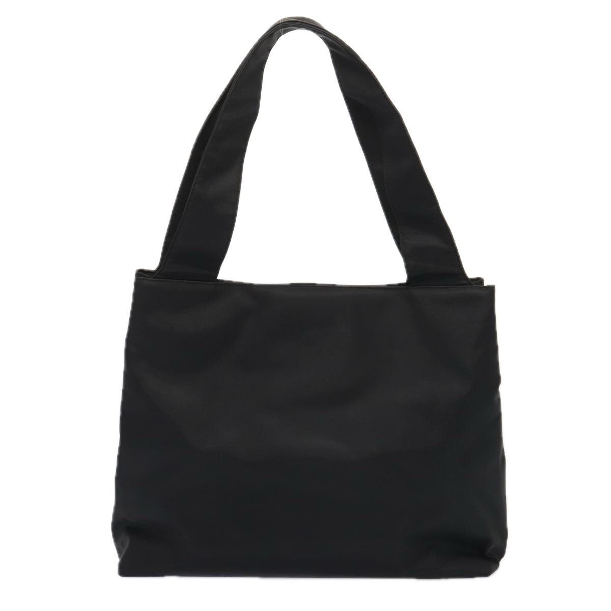 Salvatore Ferragamo Gancini Tote Bag Nylon Black Auth bs16874