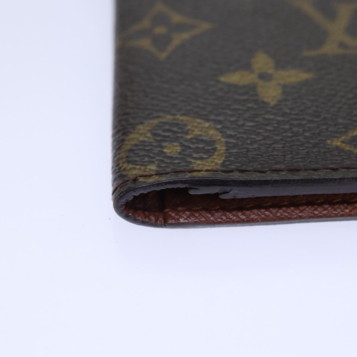 LOUIS VUITTON Monogram Porte Valeurs Cartes Credit Wallet M61823 LV Auth bs16884