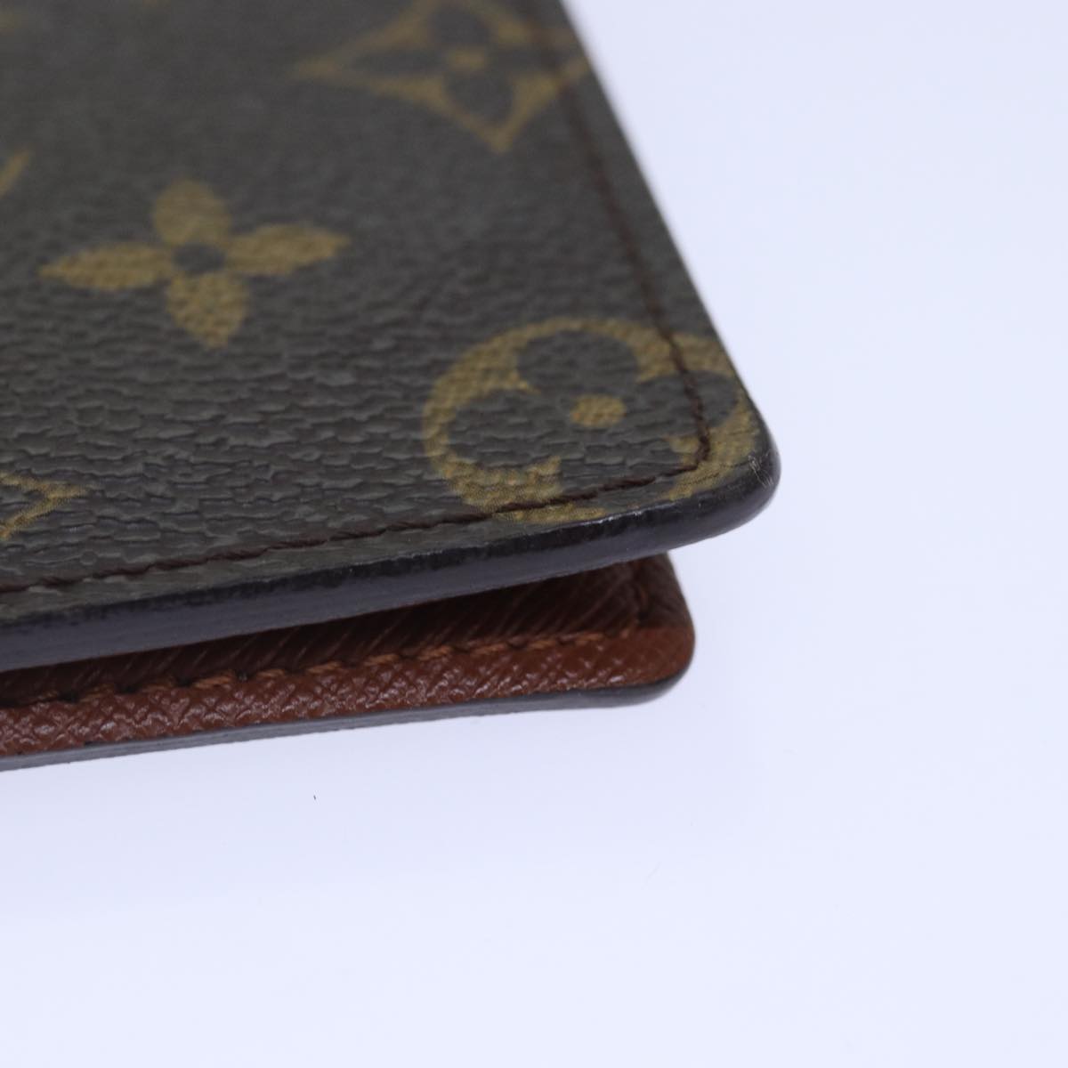 LOUIS VUITTON Monogram Porte Valeurs Cartes Credit Wallet M61823 LV Auth bs16884