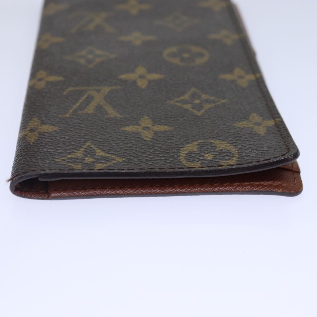 LOUIS VUITTON Monogram Porte Valeurs Cartes Credit Wallet M61823 LV Auth bs16884