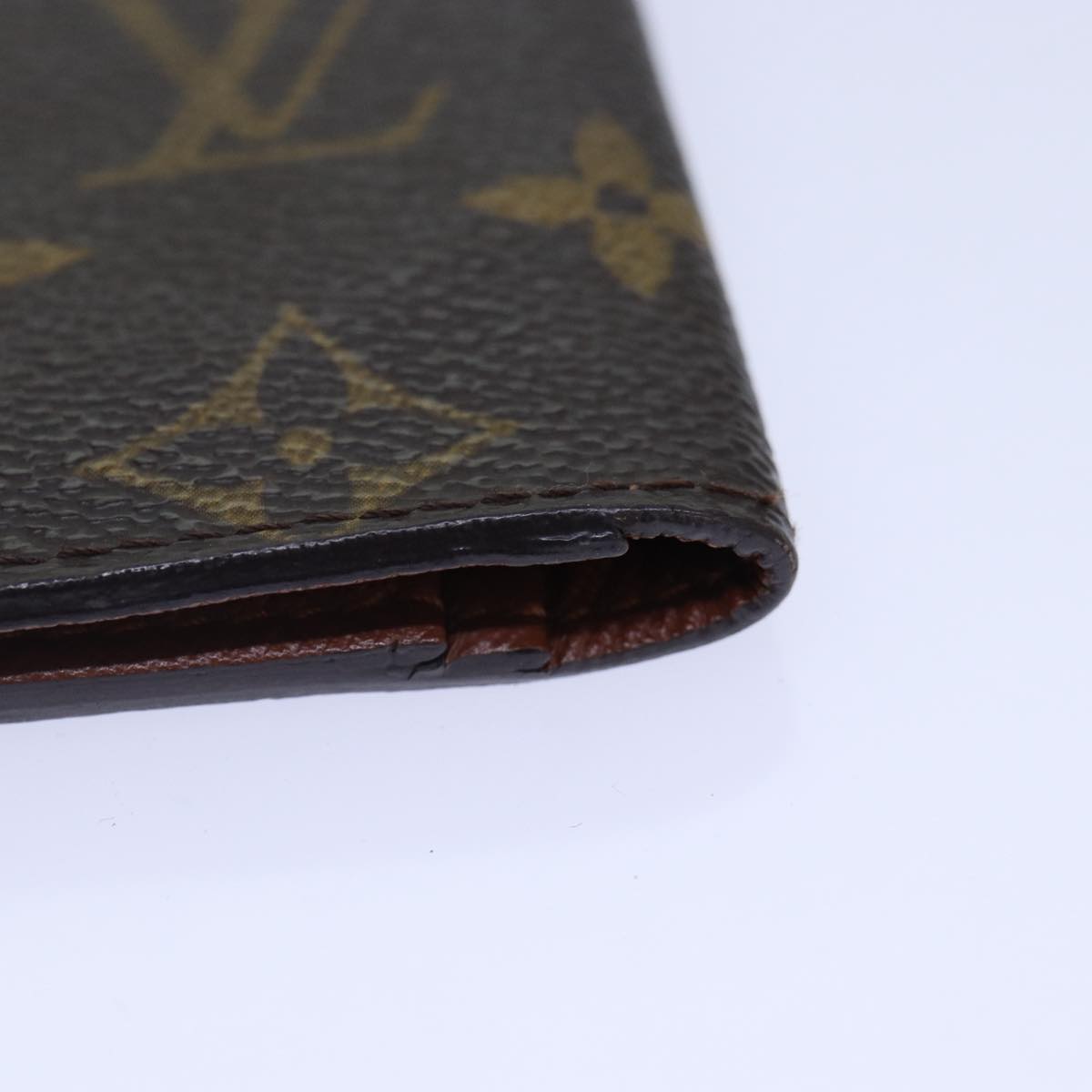 LOUIS VUITTON Monogram Porte Valeurs Cartes Credit Wallet M61823 LV Auth bs16884