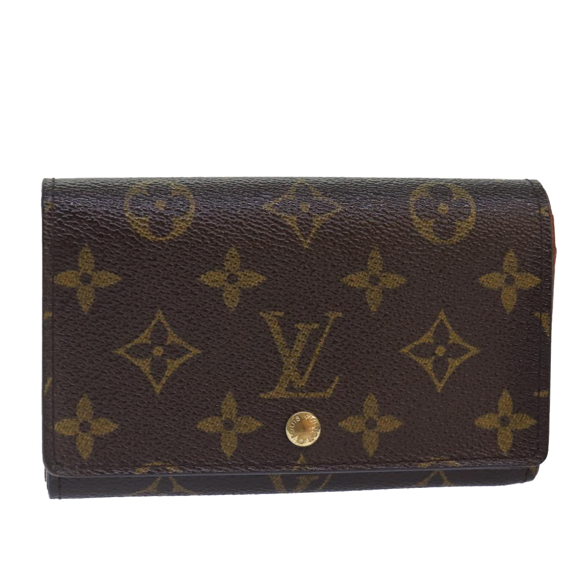 LOUIS VUITTON Monogram Portefeuille Tresol Wallet M61736 LV Auth bs16885