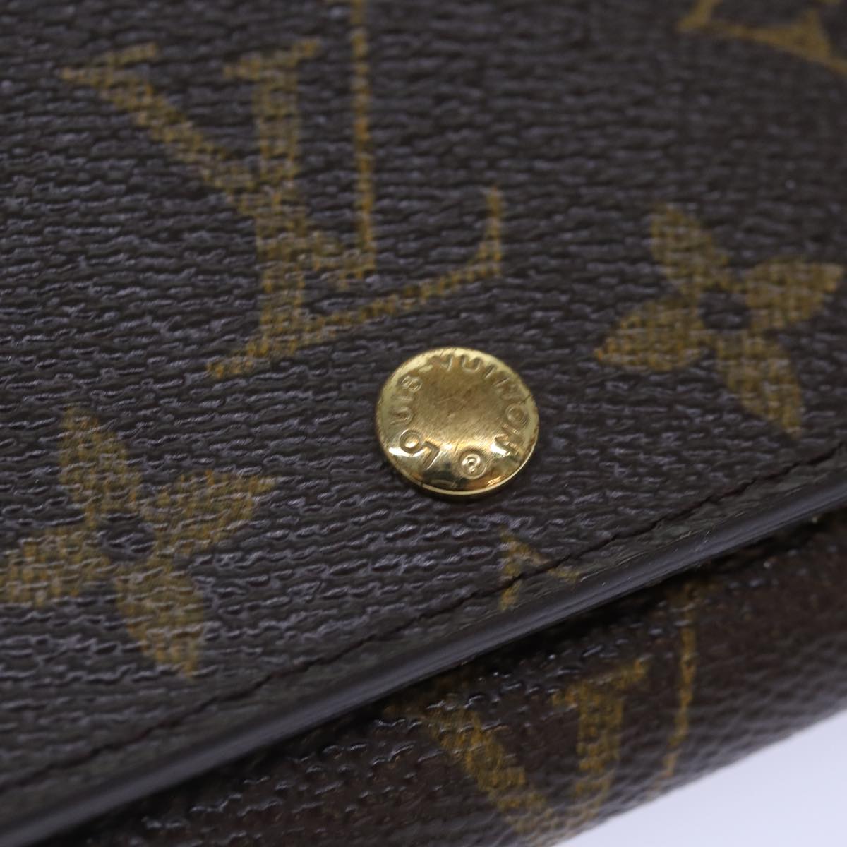 LOUIS VUITTON Monogram Portefeuille Tresol Wallet M61736 LV Auth bs16885