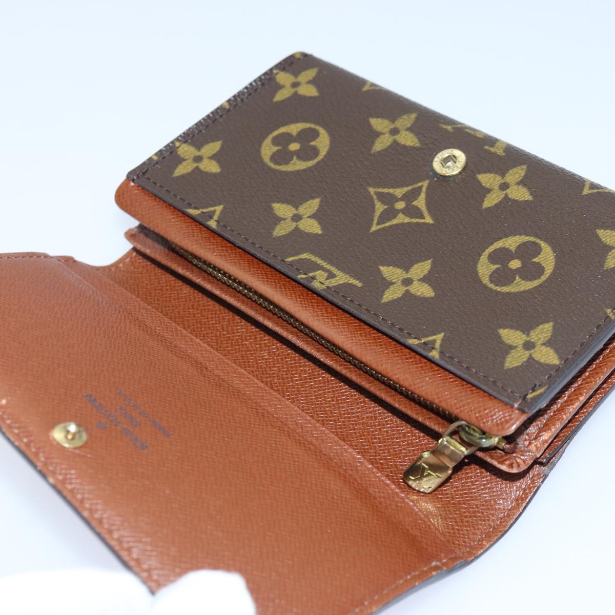 LOUIS VUITTON Monogram Portefeuille Tresol Wallet M61736 LV Auth bs16885