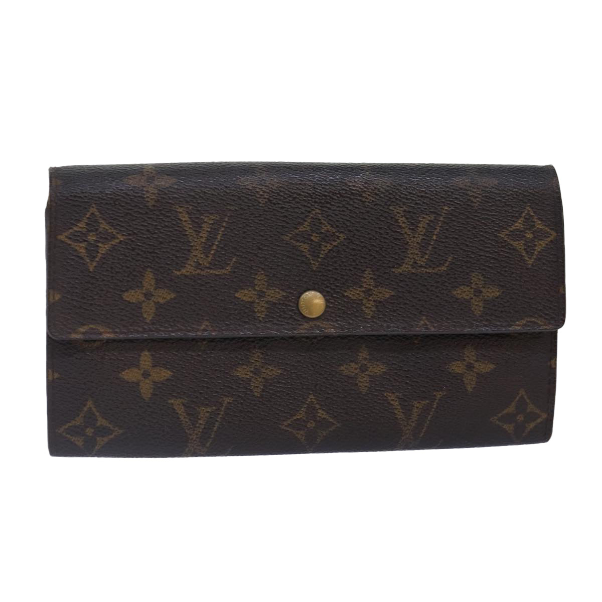 LOUIS VUITTON Monogram Portefeuille Sarah Long Wallet M60531 LV Auth bs16886