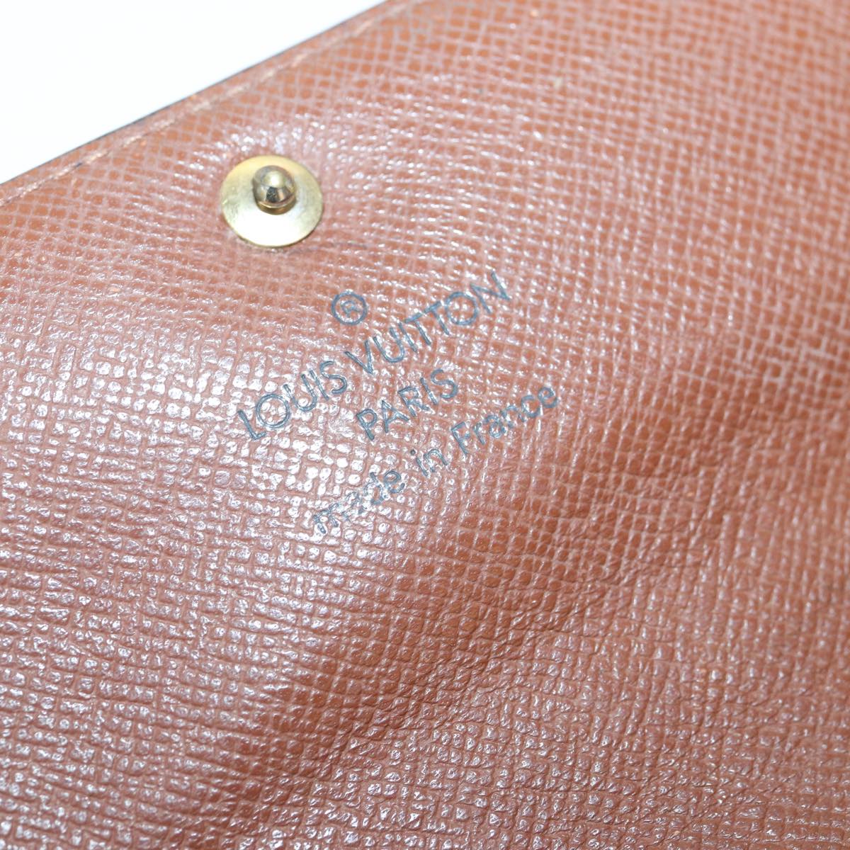 LOUIS VUITTON Monogram Portefeuille Sarah Long Wallet M60531 LV Auth bs16886