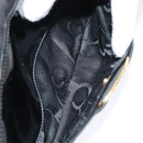 Salvatore Ferragamo Shoulder Bag Patent Leather Black Gold Auth bs16894-22