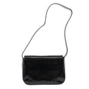 Salvatore Ferragamo Shoulder Bag Patent Leather Black Gold Auth bs16894-2