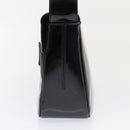 Salvatore Ferragamo Shoulder Bag Patent Leather Black Gold Auth bs16894-3