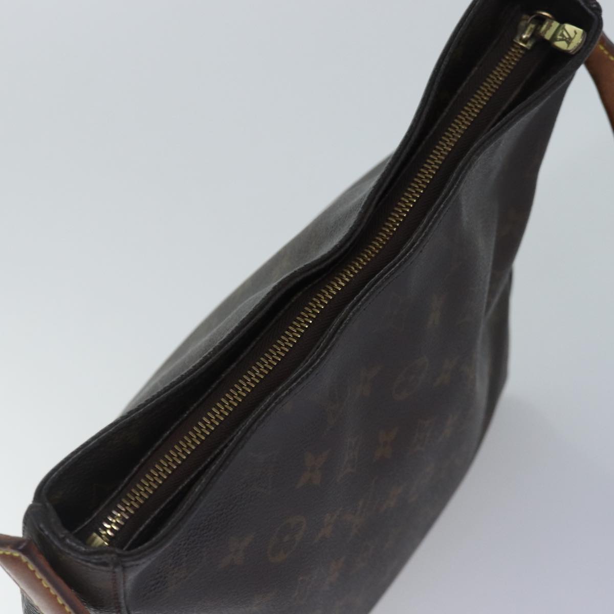 LOUIS VUITTON Monogram Looping GM Shoulder Bag M51145 LV Auth bs16906