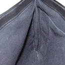 BALENCIAGA Clip M Clutch Bag Canvas Leather Beige Silver 373834 Auth bs16915-19