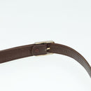 Burberrys Nova Check Shoulder Bag Canvas Leather Brown Gold Auth bs16917-8