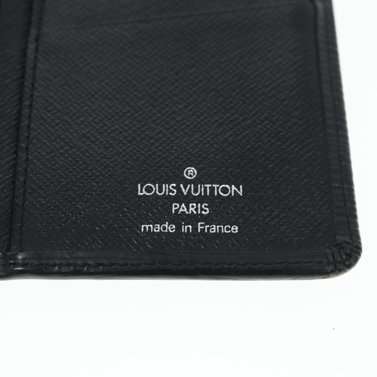 LOUIS VUITTON Epi Portefeuille Brazza Long Wallet Black M60622 LV Auth bs16921