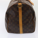 LOUIS VUITTON Monogram Keepall Bandouliere 55 Boston Bag M41414 LV Auth bs16939-10
