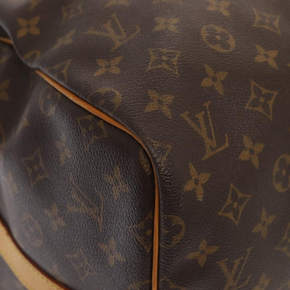 LOUIS VUITTON Monogram Keepall Bandouliere 55 Boston Bag M41414 LV Auth bs16939